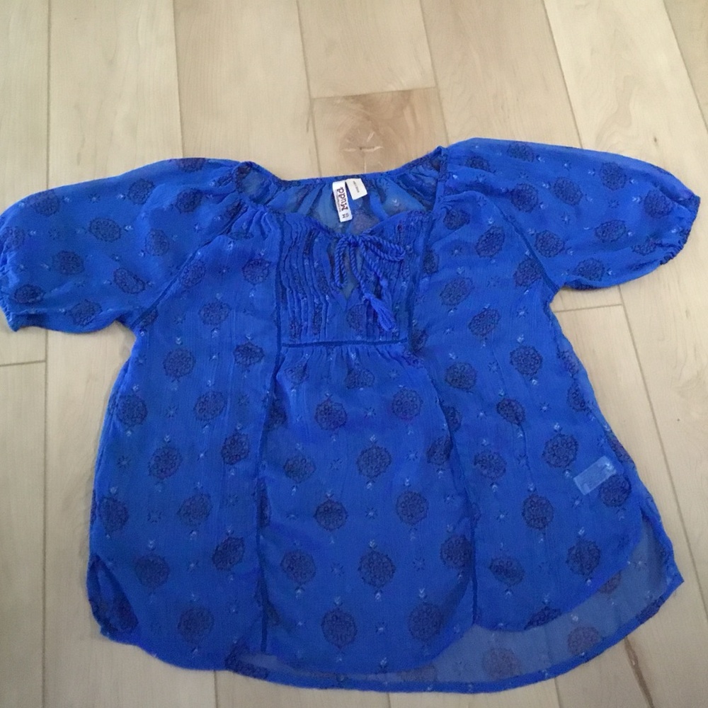 Blue Kids Top
